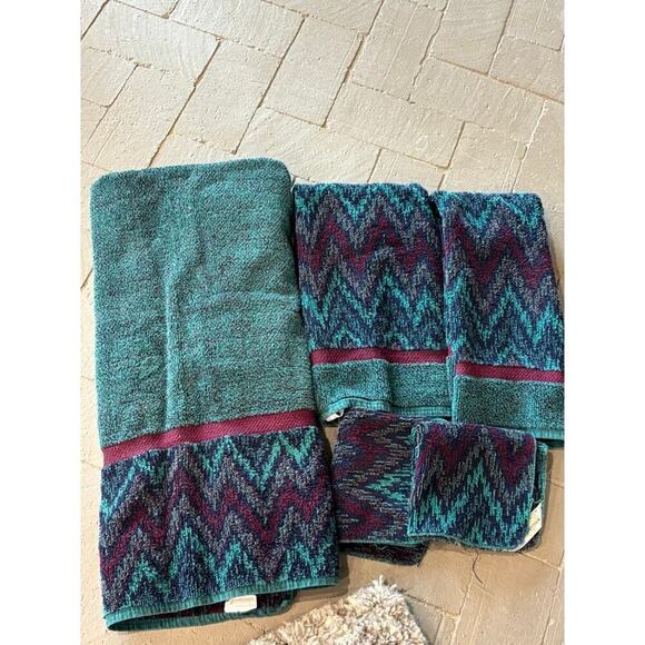 Vintage Royal Velvet Fieldcrest Vintage Towel Set - Picture 1 of 5